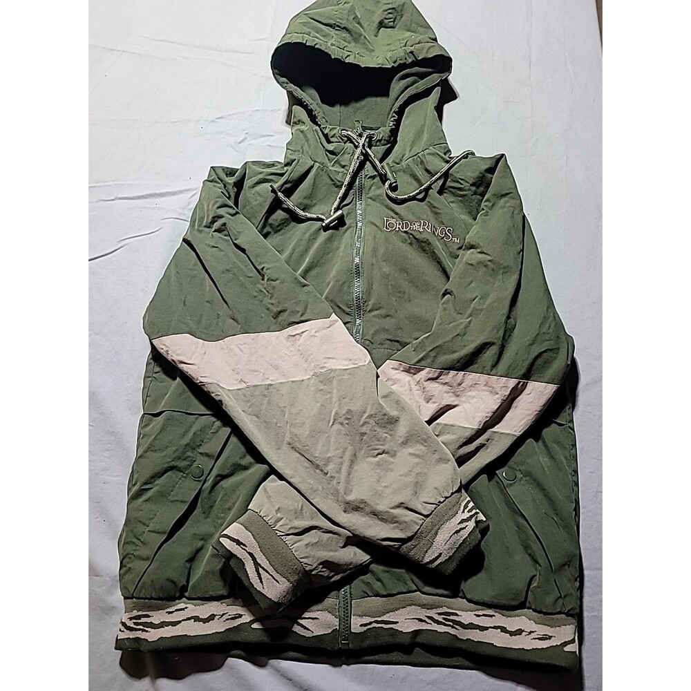 The Lord Of The Rings Windbreaker Jacket Men's Medium Narsil Tonal Embroidered